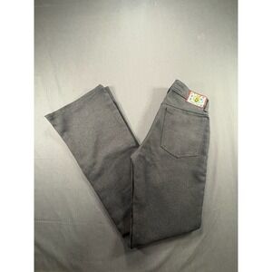 Vintage Mudd Flare Leg Pants Gray Y2K Beat Generation Trousers Sz 5